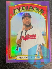 2021 Topps Heritage Franmil Reyes Chrome Purple #441